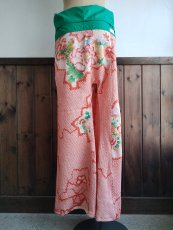 画像6: タイパンツ「桔梗 KIKYOU」着物リメイク KIMONO (6)