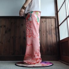 画像3: タイパンツ「桔梗 KIKYOU」着物リメイク KIMONO (3)