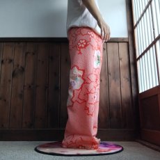 画像4: タイパンツ「桔梗 KIKYOU」着物リメイク KIMONO (4)