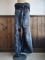 画像5: タイパンツ「煙管 KISERU」セミワイド 着物リメイク KIMONO (5)