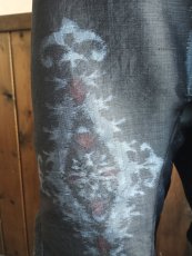 画像7: タイパンツ「煙管 KISERU」セミワイド 着物リメイク KIMONO (7)