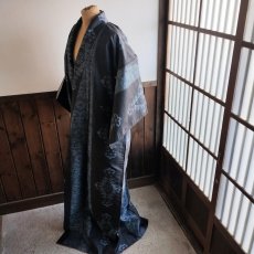 画像8: タイパンツ「煙管 KISERU」セミワイド 着物リメイク KIMONO (8)