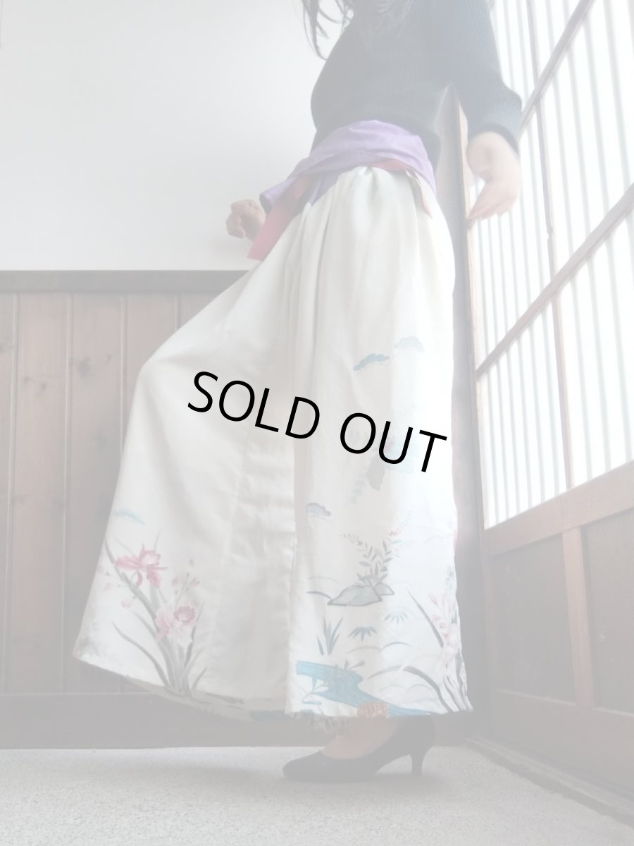画像1: 【特価】タイパンツ「羽衣 HAGOROMO」着物リメイク KIMONO　※銀行振込のみ (1)