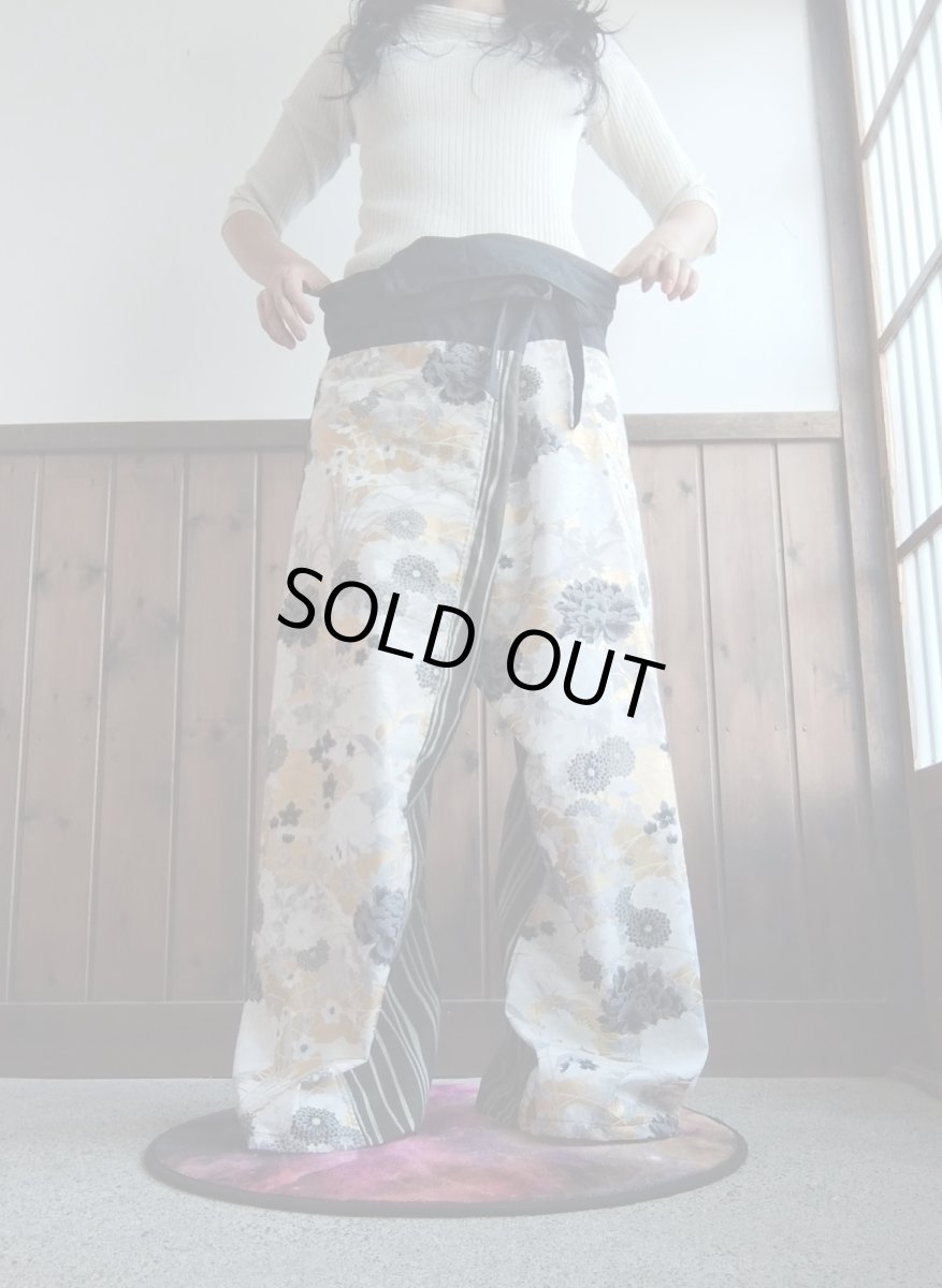 画像4: タイパンツ「小粋」セミワイド (4)