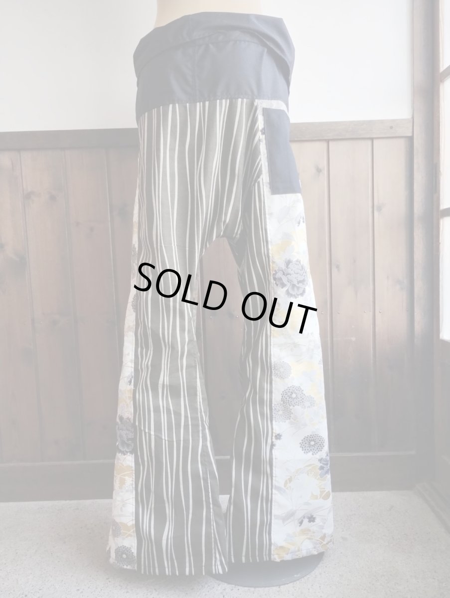 画像7: タイパンツ「小粋」セミワイド (7)