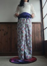 画像4: 【New！】タイパンツ「茶会」ワイドサイズ (4)