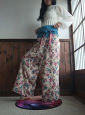 画像1: 【New！】タイパンツ「ハミング」ワイドサイズ (1)