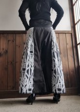 画像2: 【New！】タイパンツ「綿毛」（スカートリメイク）」 (2)