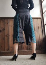 画像2: 【New！】タイパンツ「アフター５」（スカートリメイク）」 (2)