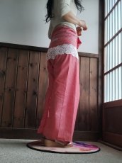 画像6: 【New！】タイパンツ「森にゆきましょう（赤）」 (6)