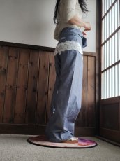画像5: 【New！】タイパンツ「森にゆきましょう（ブルー）」 (5)