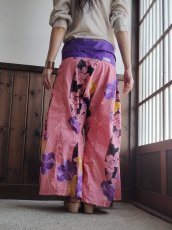画像2: タイパンツ「花火」浴衣リメイク HANABI／YUKATA Fabric (2)