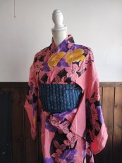 画像10: タイパンツ「花火」浴衣リメイク HANABI／YUKATA Fabric (10)