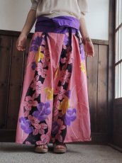 画像4: タイパンツ「花火」浴衣リメイク HANABI／YUKATA Fabric (4)