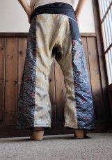 画像2: タイパンツ「天下統一」袴シルエット HAKAMA-like (2)