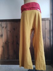 画像7: タイパンツ「檸檬 lemon」綿麻タンブラーワッシャー (7)