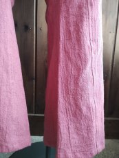 画像10: タイパンツ「桜桃 Cherrypink」綿麻タンブラーワッシャー (10)