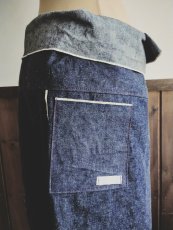画像9: 【定番】育てるセルビッチデニムのタイパンツ046　＋12cm/身長167〜170cm (9)