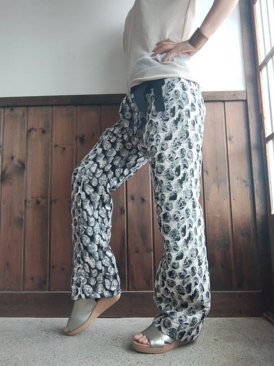 画像2: タイパンツ「Twinning（黒）」［ロックスター］ (2)